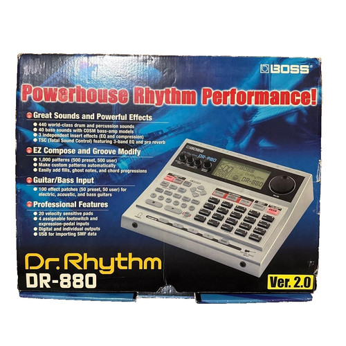 Boss 880 drum machine - drum,