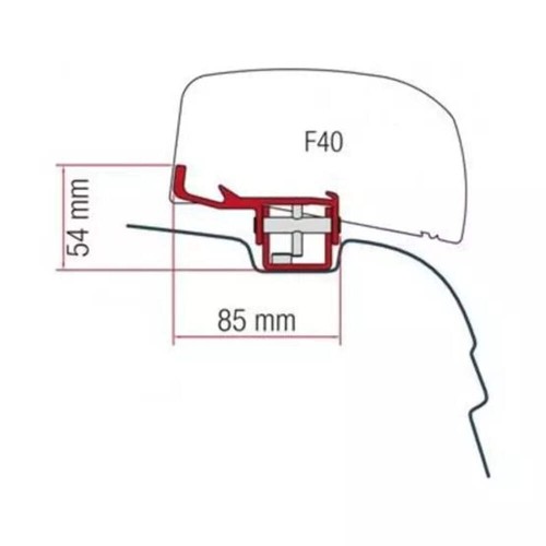 Fiamma kit f40 - f40, vw