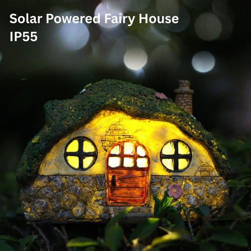 Solar fairy house - fairy, garden