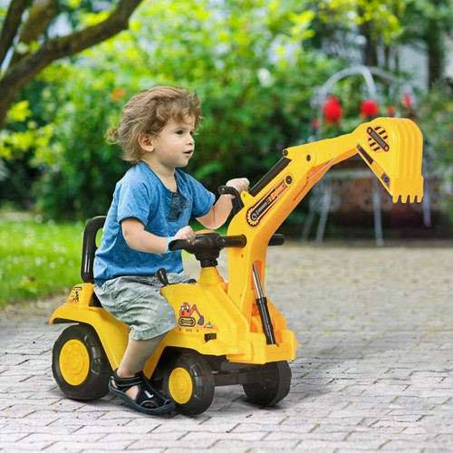 Kids ride on tractor - in,