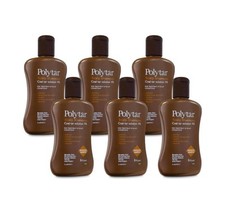 Polytar Scalp Shampoo 150ml x 6 | Coal Tar Formula | Psoriasis & Dandruff Relief