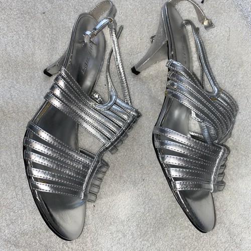 Nine west silver - strappy, heels