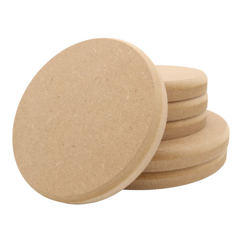 Wooden mdf circle round - circle,