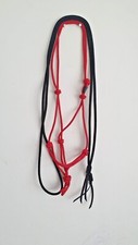 Rope Halter & Lead Rope Hand Made Nylon Headcollar Horses/Cow/Donkey VEGAN