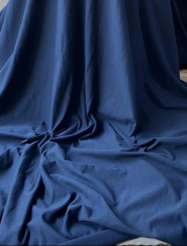 Metres navy blue cotton - metres,