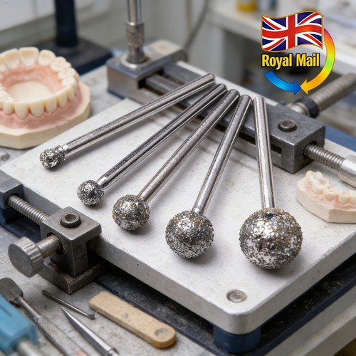 5pcs 12mm diamond ball bur - 4-12mm,