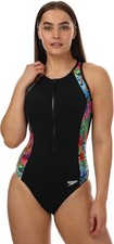 Speedo Women's Panel One-Piece