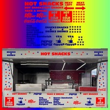Catering package 2, Catering Trailer Stickers/Vinyl Graphics, Burger Van Decals