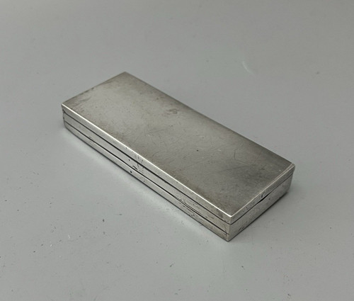 Large victorian silver vesta - victorian,
