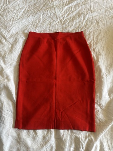 Bright red hobbs wool - wool, mix