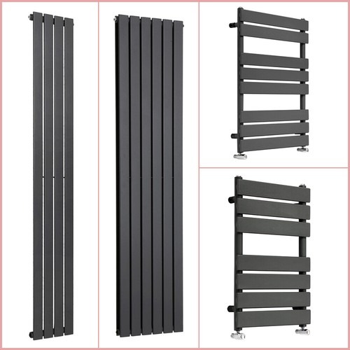 Flat panel towel rail bathroom - panel,