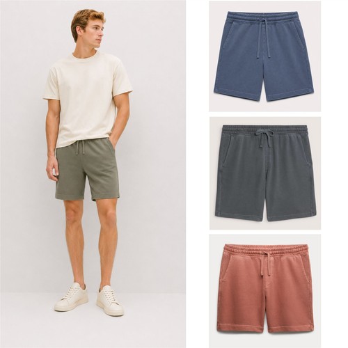 Mens pure cotton shorts - pure,