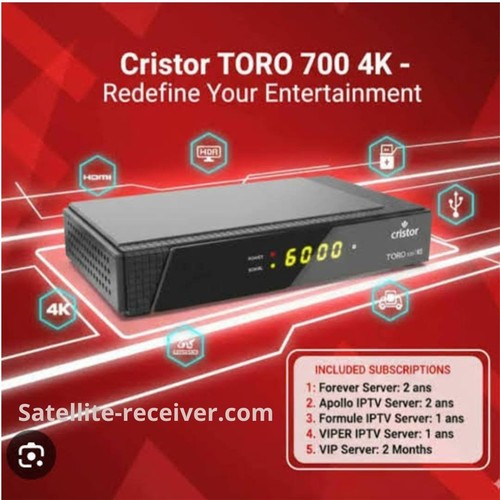 Satellite receiver cristor 700 - receiver,