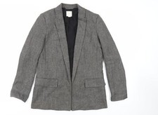 H&M Womens Grey Jacket Blazer