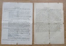 Typewriter Written Documents