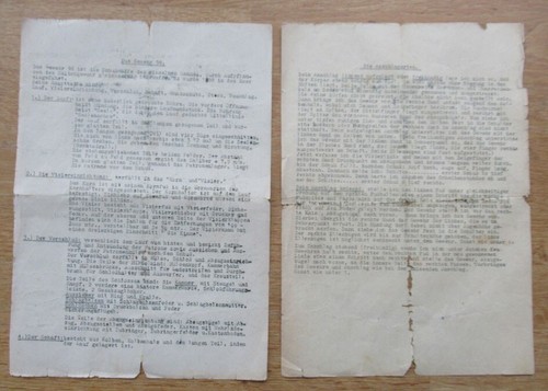 Typewriter written documents - typewriter,