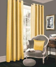 Plain Blackout Eyelet Curtains