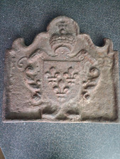 Antique French Cast Iron Fire