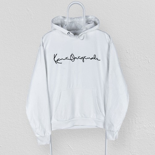 Karl kani white hoodie - karl,