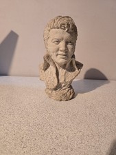 Elvis Presley Concrete Bust Statue Ornament