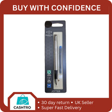 Parker Jotter Fountain Pen - Stainless Steel - Medium Nib - Blue Ink - Sealed