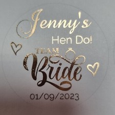 24 Personalised Hen Party