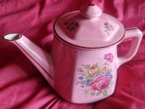 Pink chintz floral - chintz, collectable