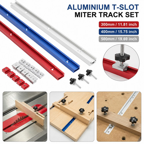 Aluminium slot miter track - miter,