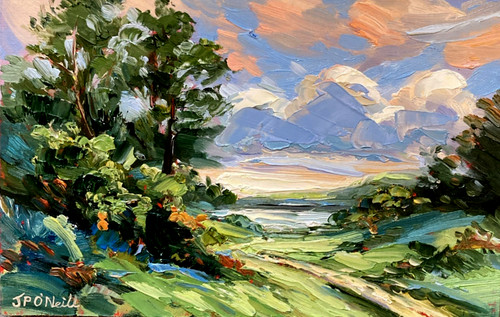 Impressionist irish landscape - irish,