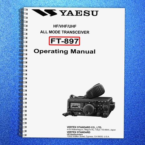 Yaesu 897 transceiver user - ft-897,