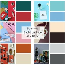 Morandi Color Double Side Backdrop Paper Food Small Item Photography Background