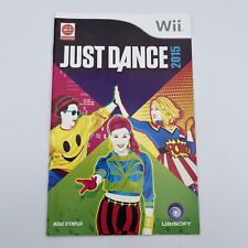 Nintendo Wii FRA Just Dance 2015 Game User Manual Booklet