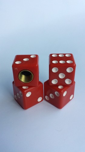 Red dice car - bike, motorcycle