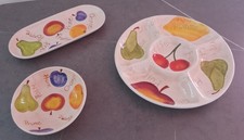 Set of 3 x Fruitella Dishes by