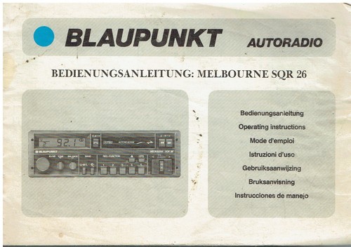 Blaupunkt melbourne sqm26 car - melbourne,