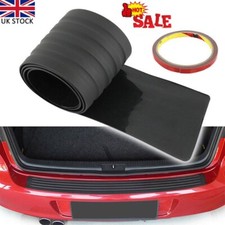 Car Rear Boot Bumper Sill Protector Plate Trim Strip Rubber Cover Guard Pad UK