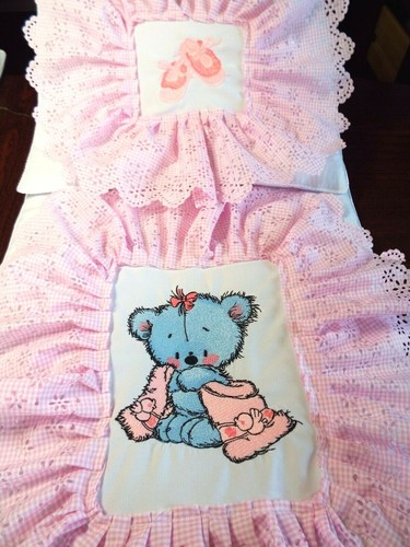 Pram dolls embroidered - pram, ,embroidered