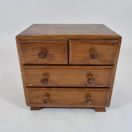 Vintage miniature wooden - miniature, chest