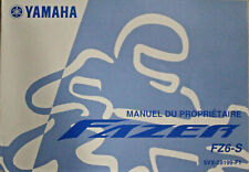 Yamaha FZ6 FZ6-S Fazer 2005 NEW OEM Owners  Manual French 5VX-28199-F1