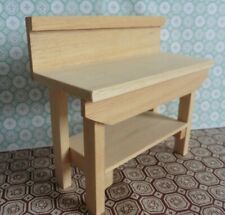 DOLLS HOUSE MINIATURE FURNITURE IN 1/12 SCALE  WOODWORK BENCH