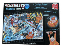 Wasgij Mystery 1000 Piece Puzzle Number 13 - A Purrrfect Escape!