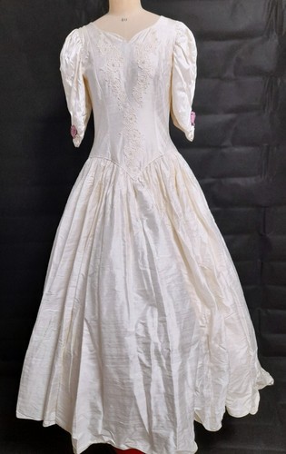 Vintage 100 raw silk - vintage, wedding
