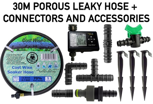30m porous pipe soaker hose - 30m,