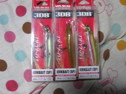 Lot zuri 3db - of, jerkbait