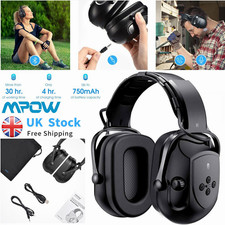 Bluetooth Ear Defenders Ear Muffs Hear Ear Protect Noise Reduction Headphones