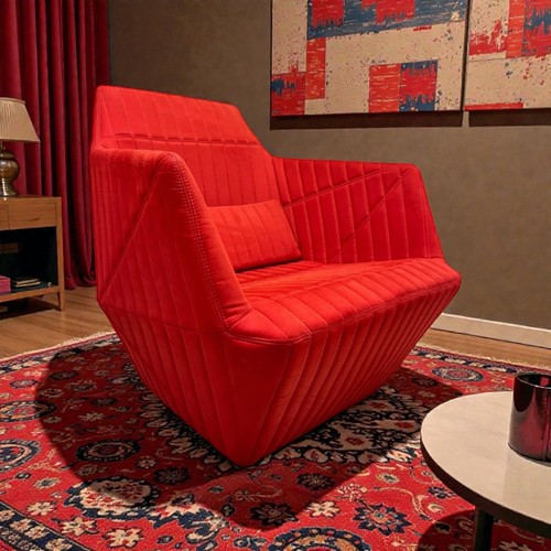 Armchair chair ligne roset - armchair, red