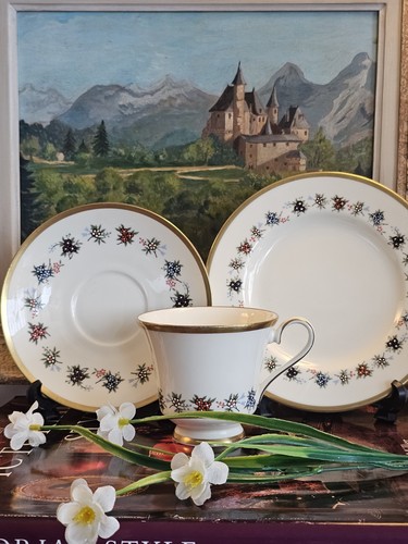 Beautiful minton teacup trio - minton,