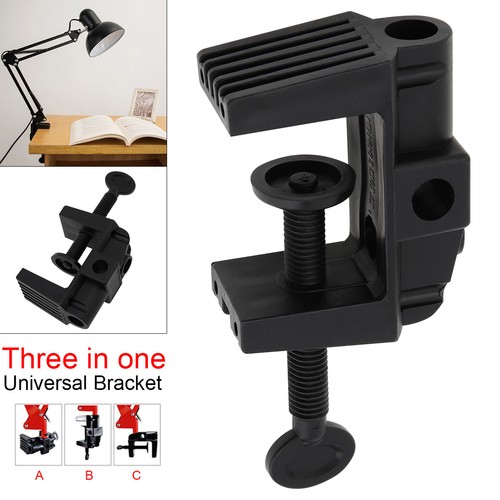 Black desk lamp holder - clamp,