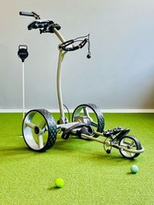 Electric Golf Trolley Caddyone 610 with Lithium Battery and Accessories, Silver