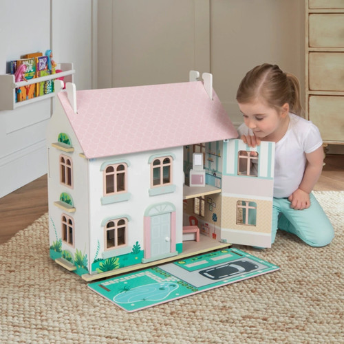 Sofie wooden doll - wooden,